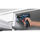 Bosch Professional Akku-Bohrschrauber GSR 12V-15 Professional solo, 12Volt blau/schwarz, ohne Akku und Ladegerät, L-BOXX