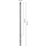 Bosch Professional EXPERT Hammerbohrer SDS-plus-7X, Ø 10mm, 30 Stück Arbeitslänge 200mm