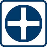 Bosch Schraubendreher PH1 x 100 Professional blau/schwarz, mit Schlagkappe