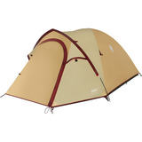 Coleman Darwin 3 Plus Summer, Zelt beige/dunkelrot