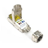 Digitus CAT.6a Feldstecker, bis 4PPoE, IEEE802.3bt 1 Stück