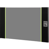 Digitus Glas-Fronttür für 19" 7HE Wandgehäuse Unique Serie, Frontpanel schwarz, 7 Höheneinheiten