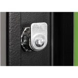 Digitus Glas-Fronttür für 19" 7HE Wandgehäuse Unique Serie, Frontpanel schwarz, 7 Höheneinheiten