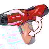EINHELL Akkuschrauber TE-SD 3,6 Li Kit, 3,6Volt rot/schwarz, Li-Ionen Akku 1,5Ah