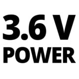 EINHELL Akkuschrauber TE-SD 3,6 Li Kit, 3,6Volt rot/schwarz, Li-Ionen Akku 1,5Ah