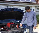 EINHELL Batterie-Ladegerät CE-BC 15 M rot/schwarz, für Kfz- und Motorradbatterien