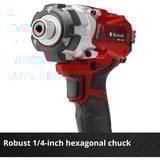 EINHELL Power X-Change Akku-Schlagschrauber TE-CI 18/1 Li - Solo, 1/4", 18Volt rot/schwarz, ohne Akku und Ladegerät
