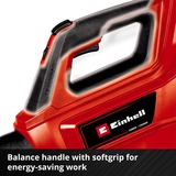 EINHELL Professional Akku-Laubbläser GE-LB 36/210 Li E - Solo, 36Volt (2x18V) rot/schwarz, ohne Akku und Ladegerät