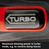 EINHELL Professional Akku-Laubbläser GE-LB 36/210 Li E - Solo, 36Volt (2x18V) rot/schwarz, ohne Akku und Ladegerät