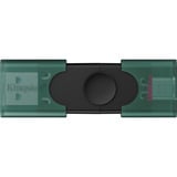 Kingston DataTraveler Duo 128GB, USB-Stick grün/schwarz, USB-A, USB-C