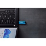 Kingston IronKey Vault Privacy 50 32 GB, USB-Stick hellblau/schwarz, USB-C 3.2 Gen 1