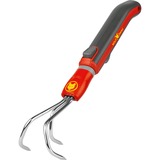 WOLF-Garten Kleingrubber mit Stiel LA-M /ZM 015, Handgrubber rot/gelb, 7cm