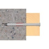 fischer Langschaftdübel DuoXpand 10x100 T hellgrau/rot, 50 Stück