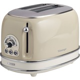 Ariete Vintage Toaster 155 beige, 810 Watt, für 2 Scheiben Toast