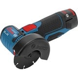 Bosch 12V Profi Set GSR 12V-15, GWS 12V-76 Combo Kit, Werkzeug-Set blau, 2x Li-Ionen Akku 2,0Ah, L-BOXX