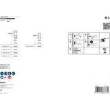 Bosch Professional PRO Ceramic dry X-LOCK Bohrkronen-Set, Ø 20 - 68mm, Bohrer-Satz 5-teilig, für kleine Winkelschleifer