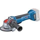 Bosch Professional X-LOCK Akku-Winkelschleifer GWX 18V-10 P Professional solo, 18Volt blau/schwarz, ohne Akku und Ladegerät, in L-BOXX