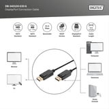 Digitus DisplayPort Anschlusskabel, UHD 4K schwarz, 3 Meter