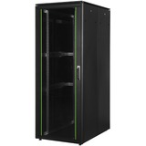 Digitus Netzwerkschrank Unique Serie - 800x1200 mm (BxT), IT-Schrank schwarz, 42 Höheneinheiten