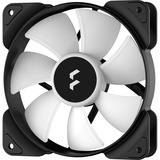 Fractal Design Aspect 12 RGB PWM Black Frame, Gehäuselüfter schwarz/weiß, 120 mm