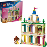 LEGO 43291 Disney Princess Die Mini-Prinzessinnen Belle und Tiana mit ihrem Schloss, Konstruktionsspielzeug 