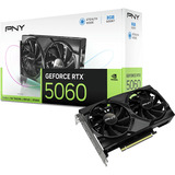 PNY GeForce RTX 5060 Dual Fan 8GB, Grafikkarte DLSS 4, 3x DisplayPort, 1x HDMI 2.1