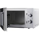 SHARP R204WA, Mikrowelle weiß/silber