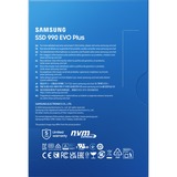 Samsung 990 EVO Plus 2 TB, SSD PCIe 4.0 x4 / 5.0 x2, NVMe 2, M.2 2280, intern