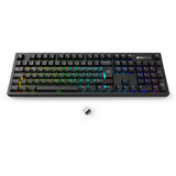 Sharkoon OfficePal KB70W, Tastatur schwarz, DE-Layout, Sharkoon Linear
