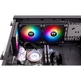 Thermaltake CT120 ARGB Sync PC Cooling Fan, Gehäuselüfter schwarz, 2er Pack, ohne Controller, 120 mm