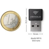 devolo WiFi 6 Stick nano 7270, WLAN-Adapter schwarz