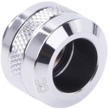 Alphacool Eiszapfen PRO 13mm HardTube Fitting G1/4 - Chrome, Verbindung silber, für Acrylrohre, Messingrohre, Carbonrohre