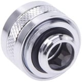 Alphacool Eiszapfen PRO 13mm HardTube Fitting G1/4 - Chrome, Verbindung silber, für Acrylrohre, Messingrohre, Carbonrohre