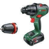 Bosch Heimwerken & Garten Akku-Schlagbohrschrauber AdvancedImpact 18 grün/schwarz, 2x Li-Ionen Akku 1,5Ah, Koffer, POWER FOR ALL ALLIANCE