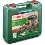 Bosch Heimwerken & Garten Akku-Schlagbohrschrauber AdvancedImpact 18 grün/schwarz, 2x Li-Ionen Akku 1,5Ah, Koffer, POWER FOR ALL ALLIANCE