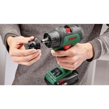 Bosch Heimwerken & Garten Akku-Schlagbohrschrauber AdvancedImpact 18 grün/schwarz, 2x Li-Ionen Akku 1,5Ah, Koffer, POWER FOR ALL ALLIANCE