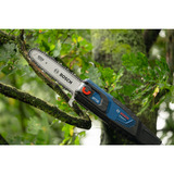 Bosch Professional Akku-Teleskop-Hochentaster GKE 18V-25 TP Professional solo, Kettensäge blau, ohne Akku und Ladegerät