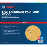 Bosch Professional Expert C470 Schleifblatt, Ø 125mm, K240 ungelocht 50 Stück, für Exzenterschleifer