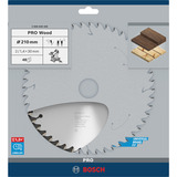Bosch Professional PRO Wood Kreissägeblatt, Ø 210mm, 48Z Bohrung 30mm, für Kapp- & Gehrungssägen