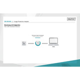 Digitus Überspannungsschutz-Adapter weiß, 13.500A Überspannungsschutz