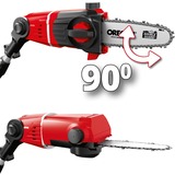 Einhell Akku-Multifunktionswerkzeug GE-HC 18Li T Kit, 18 Volt, Hochentaster rot, Li-Ion-Akku 3,0Ah