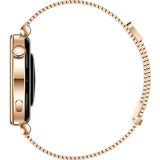 Huawei Watch GT4 41mm (Aurora-B19M), Smartwatch gold/weiß, goldenes Milanese-Armband