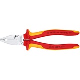 KNIPEX Kraft-Kombizange 02 06 200 Mit Greifzonen für Flach- und Rundmaterial