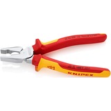 KNIPEX Kraft-Kombizange 02 06 200 Mit Greifzonen für Flach- und Rundmaterial