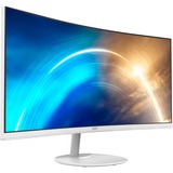 MSI PRO MP341CQWDE, LED-Monitor 86 cm (34 Zoll), weiß, WQHD, VA, Curved, 100Hz Panel