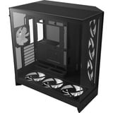 NZXT H9 Flow RGB+ , Tower-Gehäuse schwarz (matt), Temperd Glass x 2