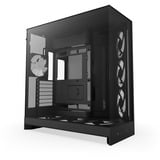 NZXT H9 Flow RGB+ , Tower-Gehäuse schwarz (matt), Temperd Glass x 2