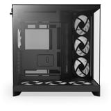 NZXT H9 Flow RGB+ , Tower-Gehäuse schwarz (matt), Temperd Glass x 2