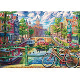 Schmidt Spiele Amsterdamer Grachtenzauber, Puzzle 1000 Teile