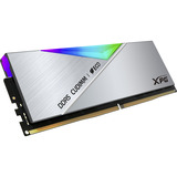 ADATA CUDIMM 48 GB DDR5-8800 (2x 24 GB) Dual-Kit, Arbeitsspeicher silber, AX5CU8800C4224G-DCLACRSG, XPG Lancer Neon RGB
